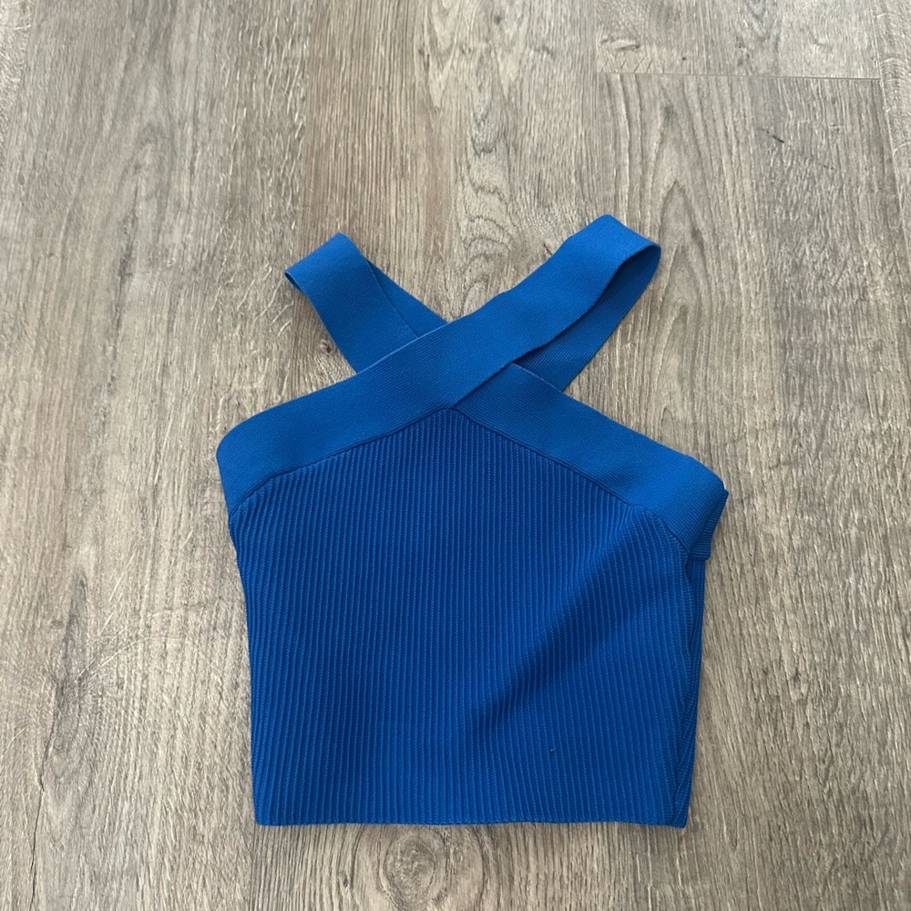 Aritzia women’s sculpt knit cross cross tank